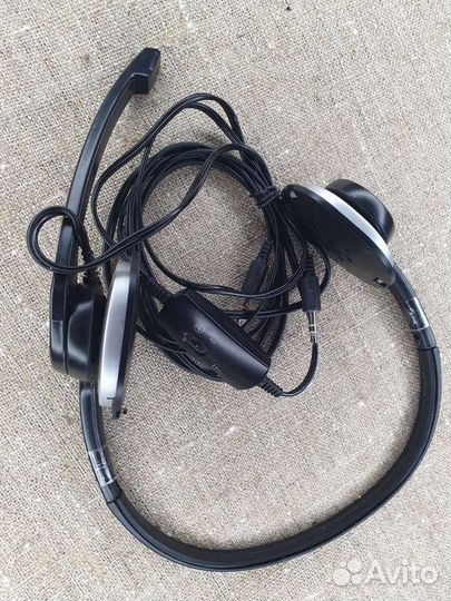 Наушники Logitech с микрофоном