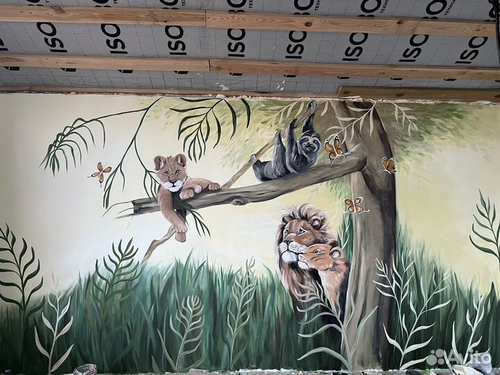 Роспись стен. Оформление стен