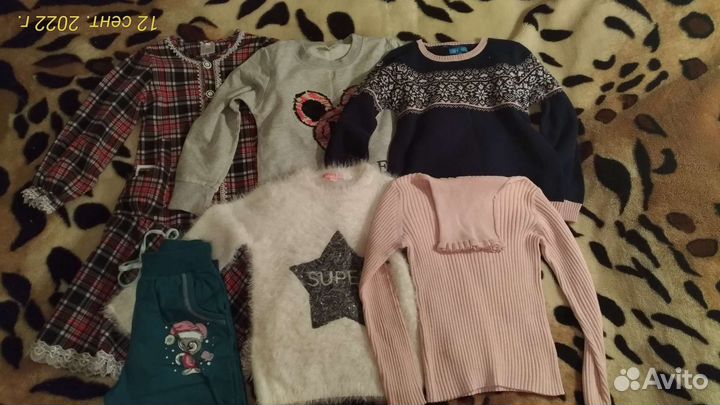 Пакет вещей на девочку 122-128