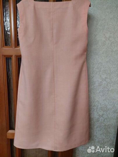 Платье летнее Лен СССР Винтаж р 48- 50