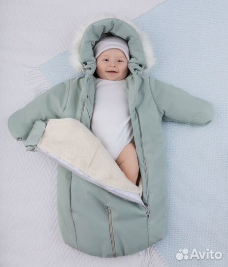 Комбинезон трансформер детский,демисезонный,зимний