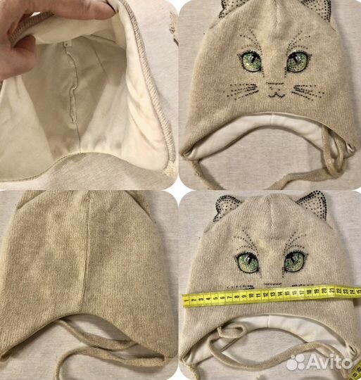 Шапки totti, в подарок шарф или манишка