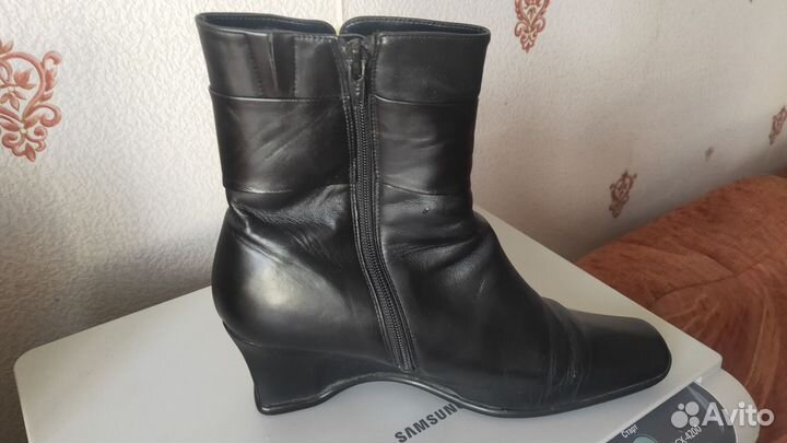 Ботиночки женские зимние нат. мех,нат. кожа, р41