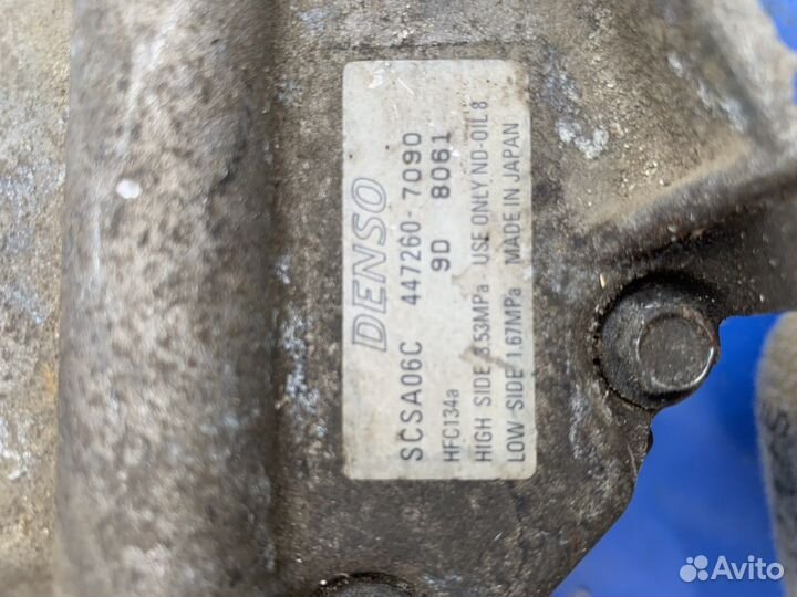 Компрессор кондиционера toyota corolla 120 1ZZ