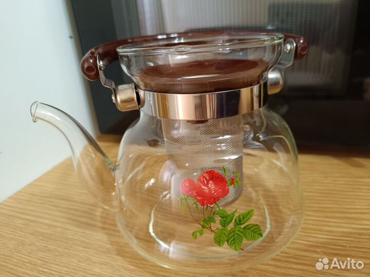 Чайник заварочный стекло новый