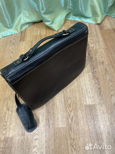 Мужской кожаный портфель бу