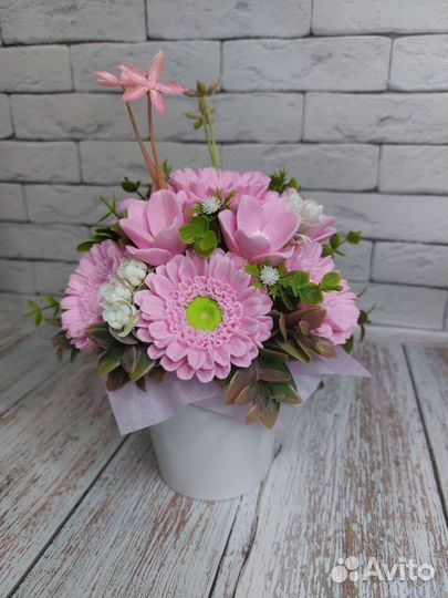 Букет из мыла ручной работы