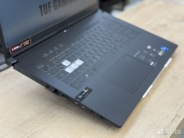Игрвой ноутбук asus TUF 17.3 i5-12500H + RTX 3050