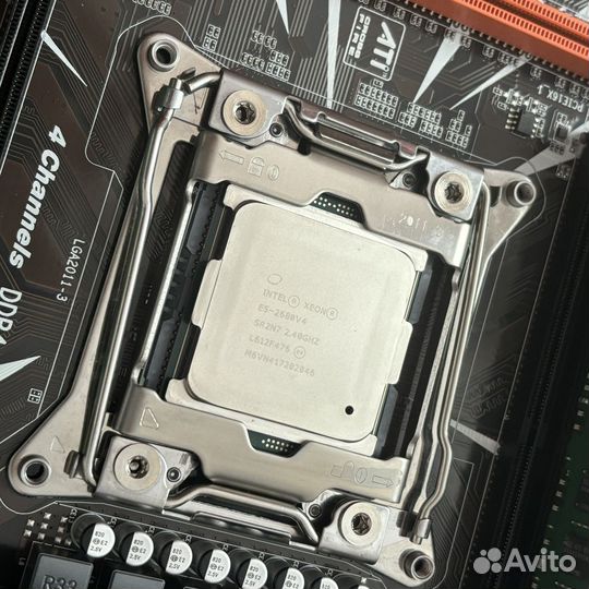 Новый комплект X99 + 2680v4 + 16gb