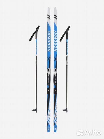 Беговые лыжи (взрослый комплект)