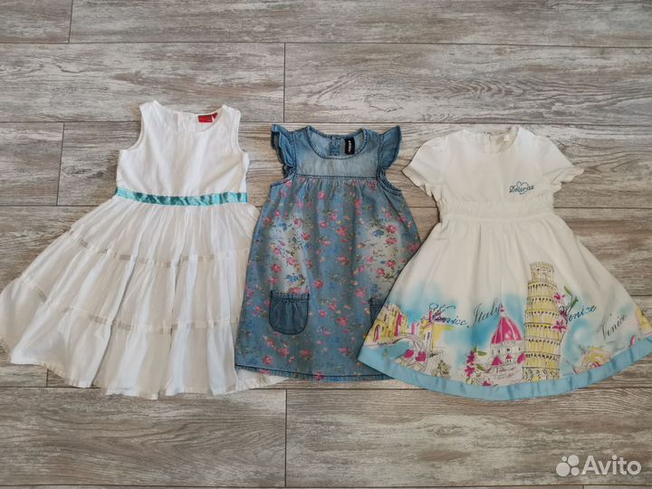 Платья пакетом для девочки 104