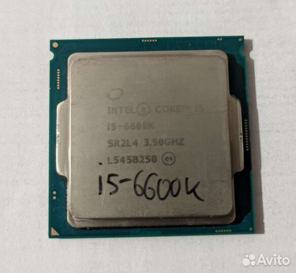 Процессор intel core i5 6600k (Socket 1151)