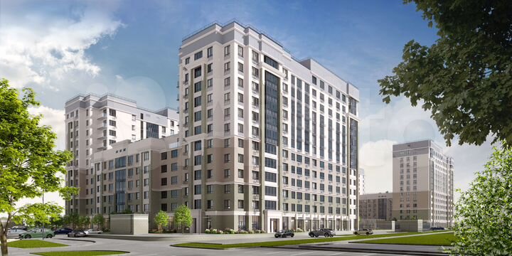 1-к. квартира, 53 м², 7/15 эт.