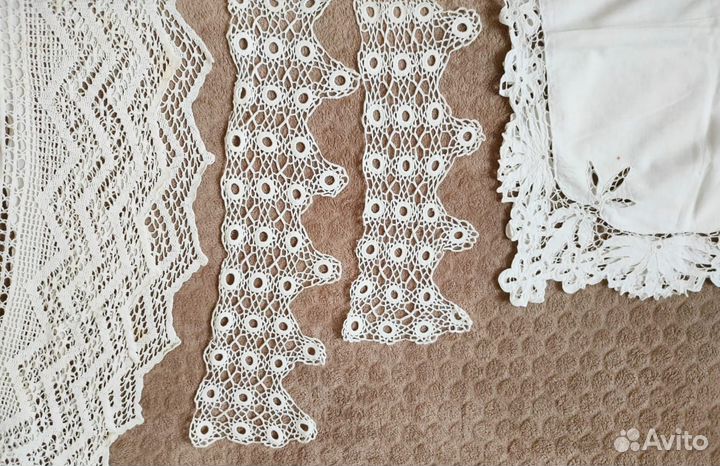 Старинные подзоры, кружева. Винтаж