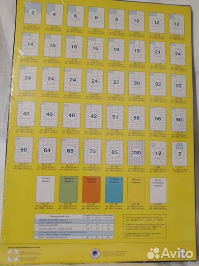 Самоклеящиеся этикетки для печати