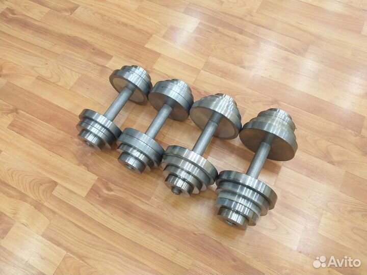 Гантели новые 10-16 кг, металлические