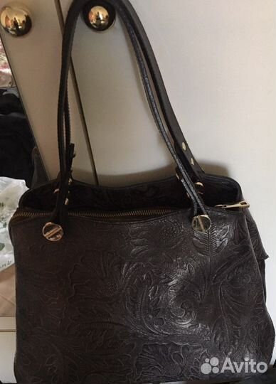 Сумка натуральная кожа