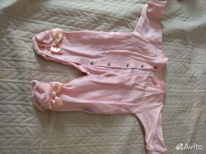 Вещи пакетом для девочки ростом от 42 см до 50 см