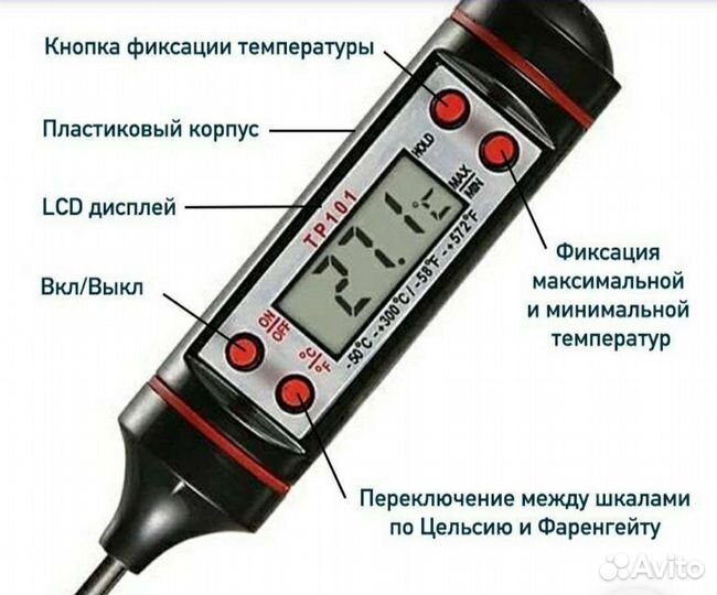 Термометр кулинарный для кухни
