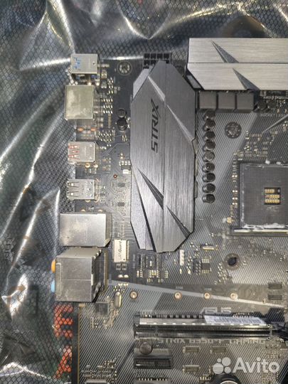 Материнская плата asus rog strix b350-f gaming