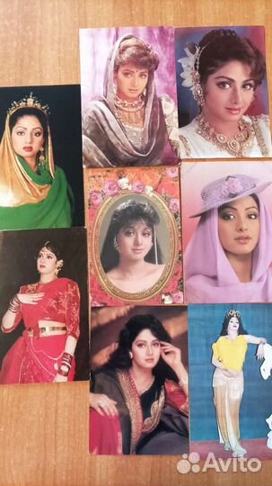 Открытки и календарики с индийскими актерами