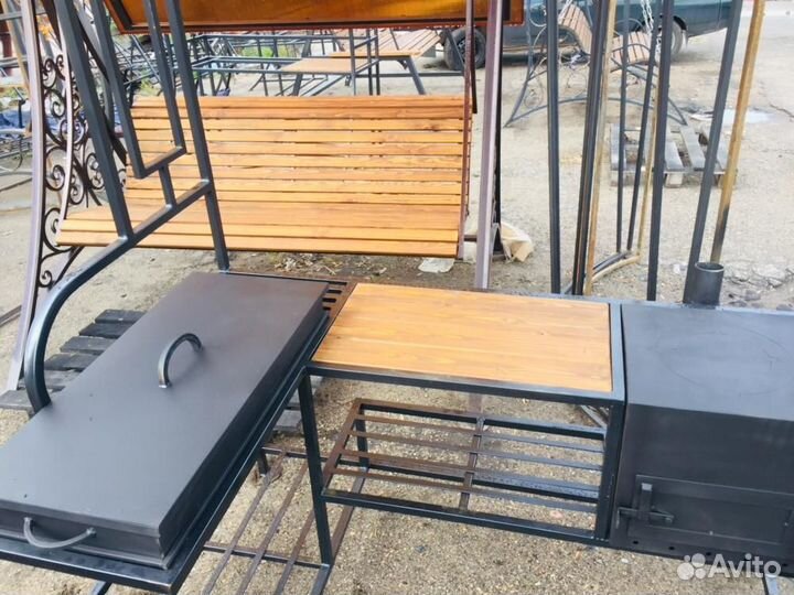 Мангал в сборе/ угловой