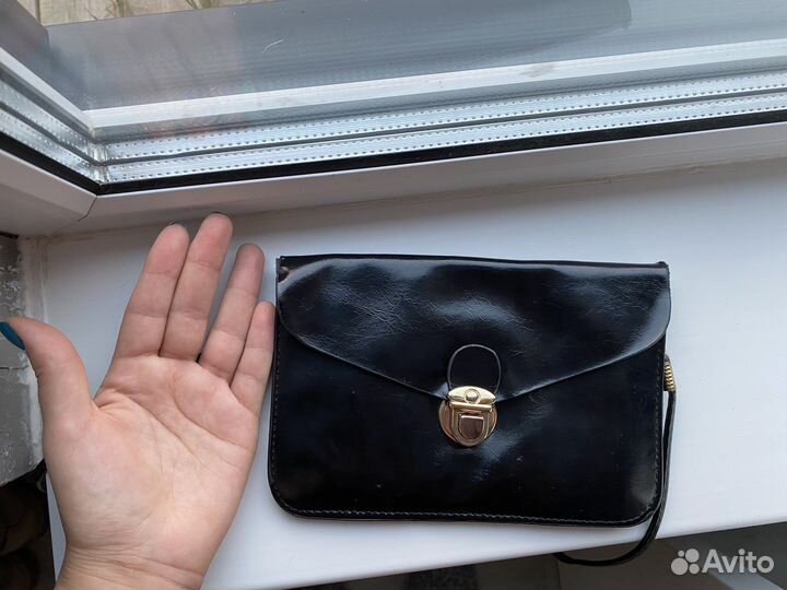 Женский кожанный клатч