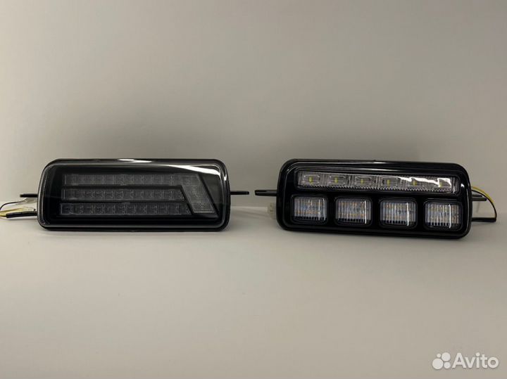 Led надфарники на ниву