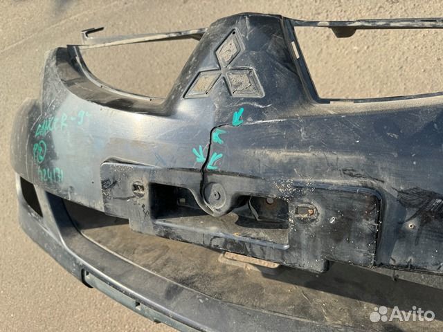 Бампер передний Mitsubishi Lancer 9 2003 лансер 9