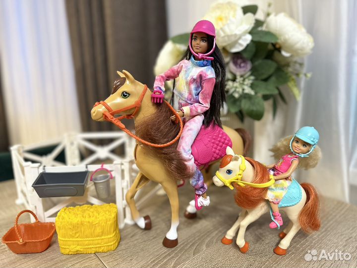 Набор Barbie Ранчо 2 лошади