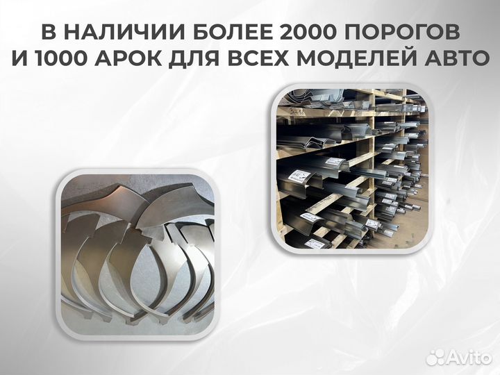 Ремонтные пороги и арки для Honda Шахты