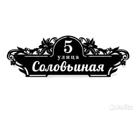 Табличка на дом с адресом