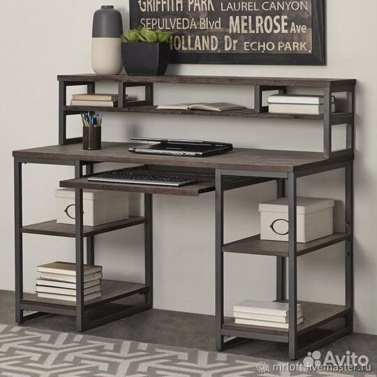 Стол в стиле лофт