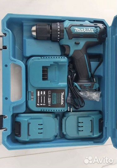 Шуруповерт Makita 26v-ударный с набором. 42Hm