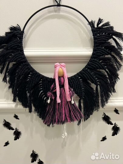 Ангел - макраме подарок ручная работа