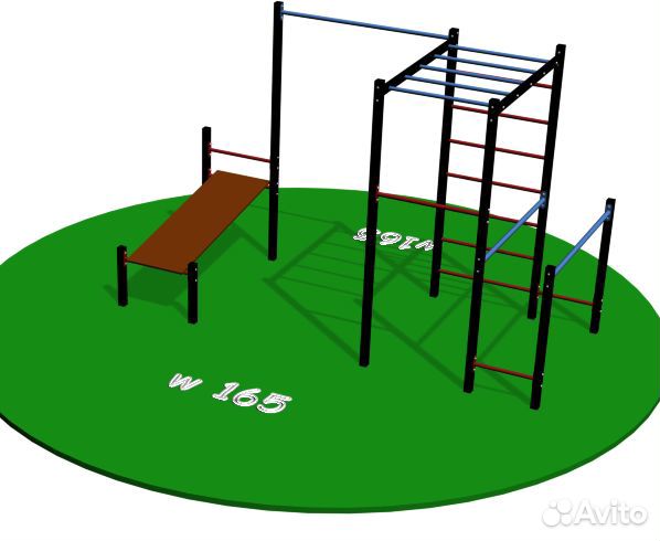 Воркаут площадка спортивный комплекс