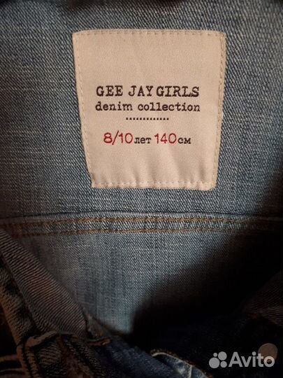 Джинсовая куртка для девочки