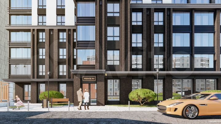 2-к. квартира, 46,8 м², 2/25 эт.