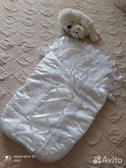 Конверт на выписку новорожденного