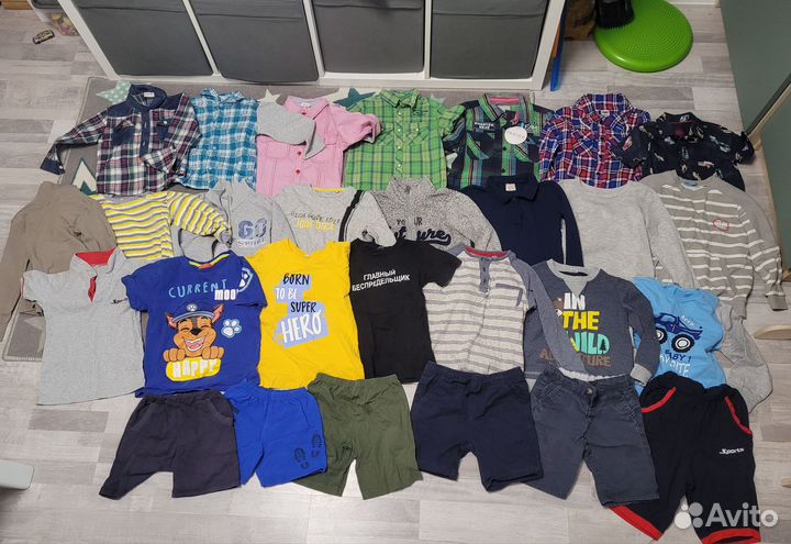 Вещи пакетом на мальчика 110-122