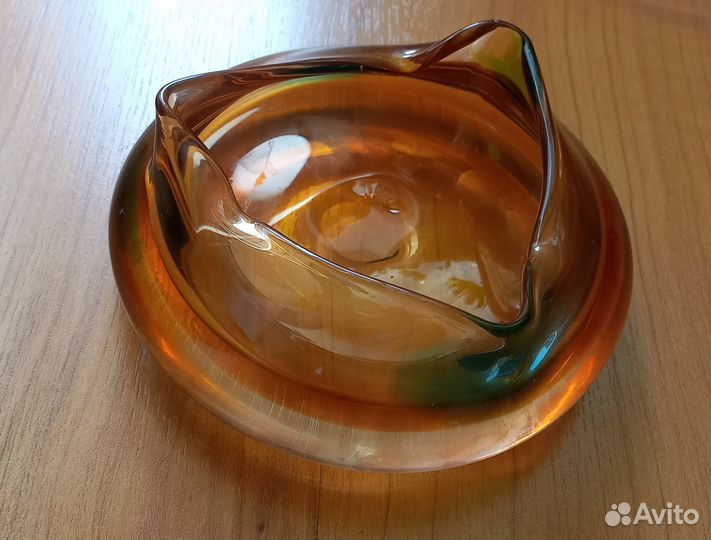 Пепельница стеклянная СССР