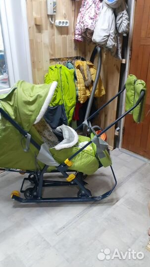 Санки коляска nika kids