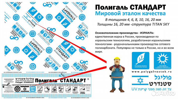 Поликарбонат от производителя