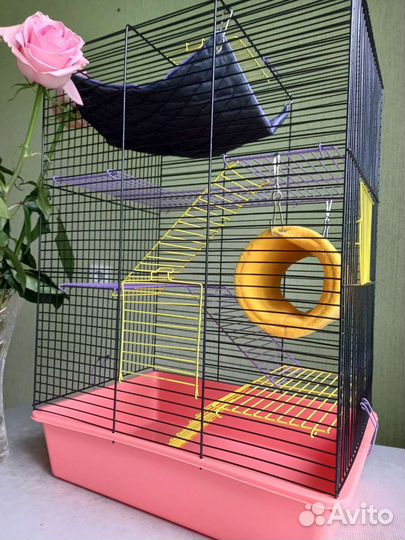 Клетка для хомяков, крыс, дегу, мышей