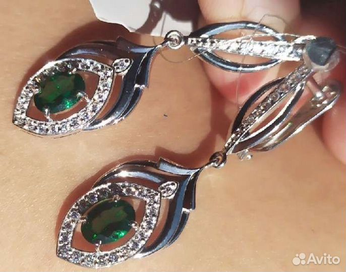Серебряные серьги