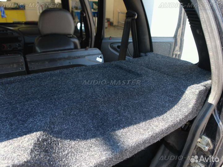 Полка с бок. Шевроле Нива (6x9, карпет, графит)