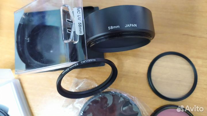 Светофильтры, переходные кольца и бленды