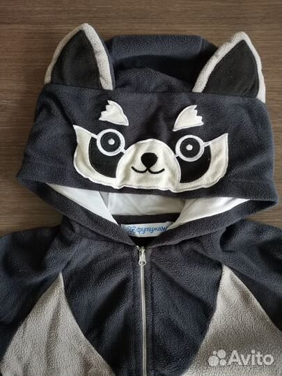 Кигуруми Серый Енот, 128 - 138