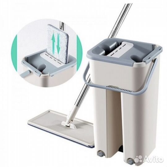 Умная швабра с ведром - новая