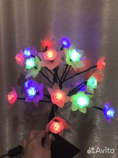 Светильник -цветы